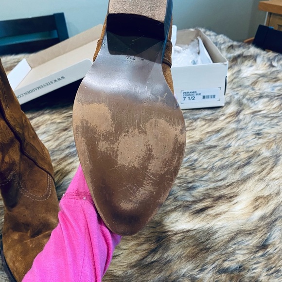 Steve MADDEN PERAMIS SUEDE BOOTIES COWGIRL STYLE - Picture 7 of 8